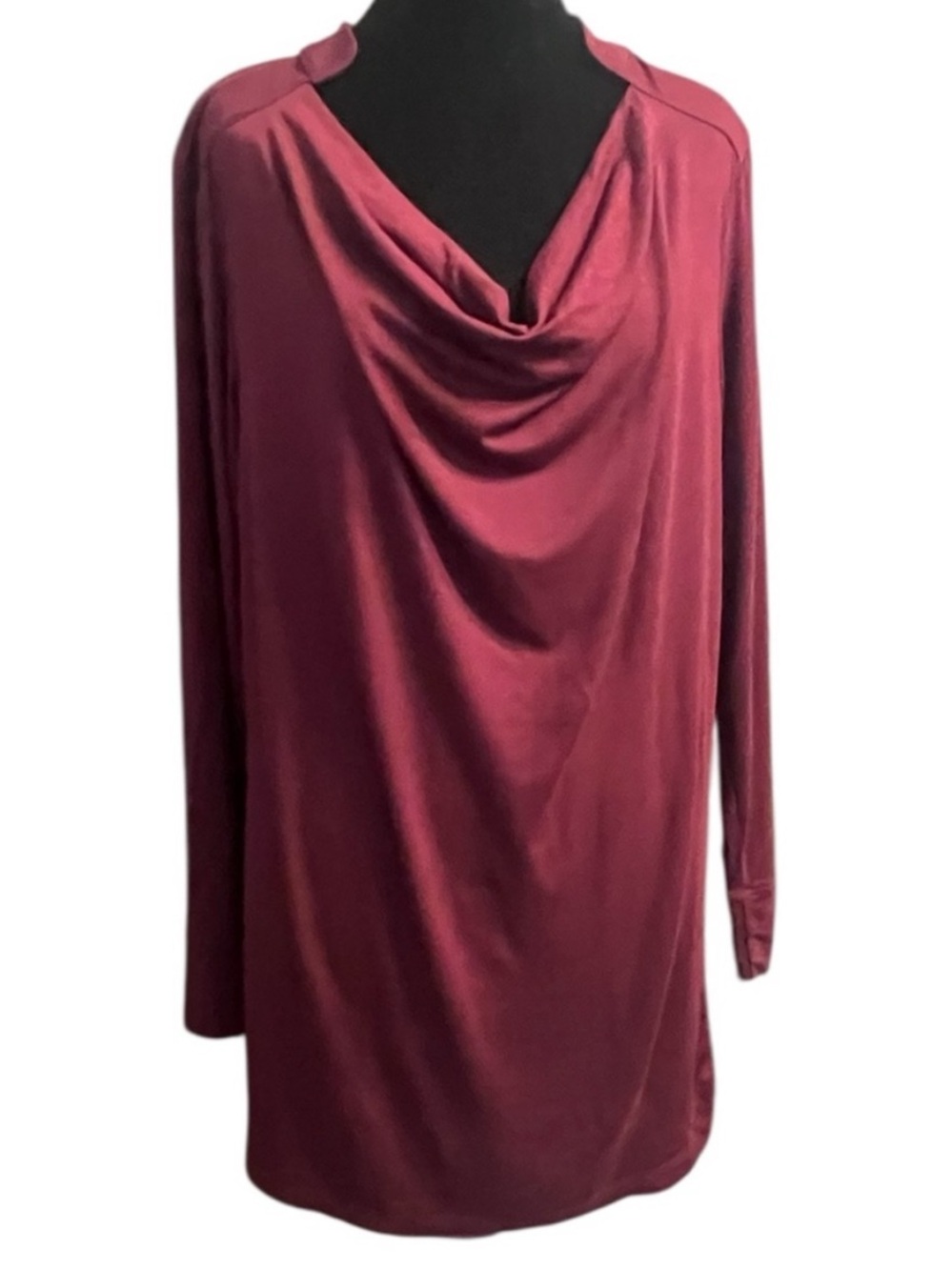 Mitzi Collection Berry Deep Drape Tunic X-Large